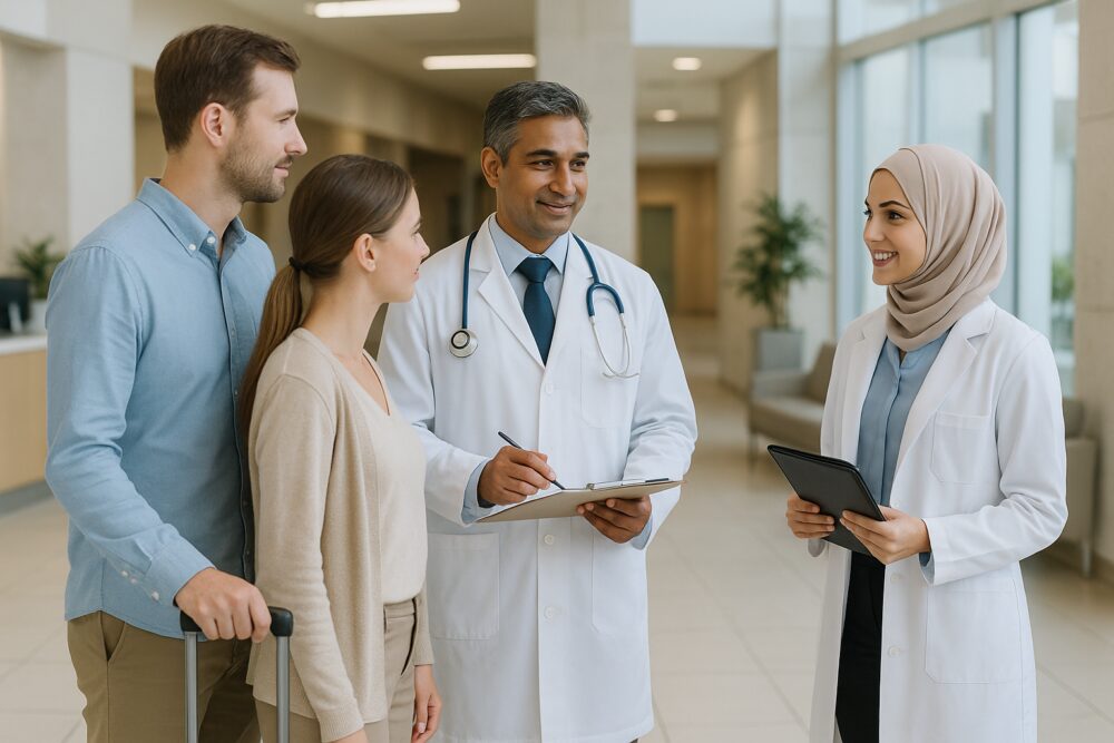 Hospital Appointment Booking for International Patients - hospital appointment for international patients support by Meddy Tourism for India & UAE