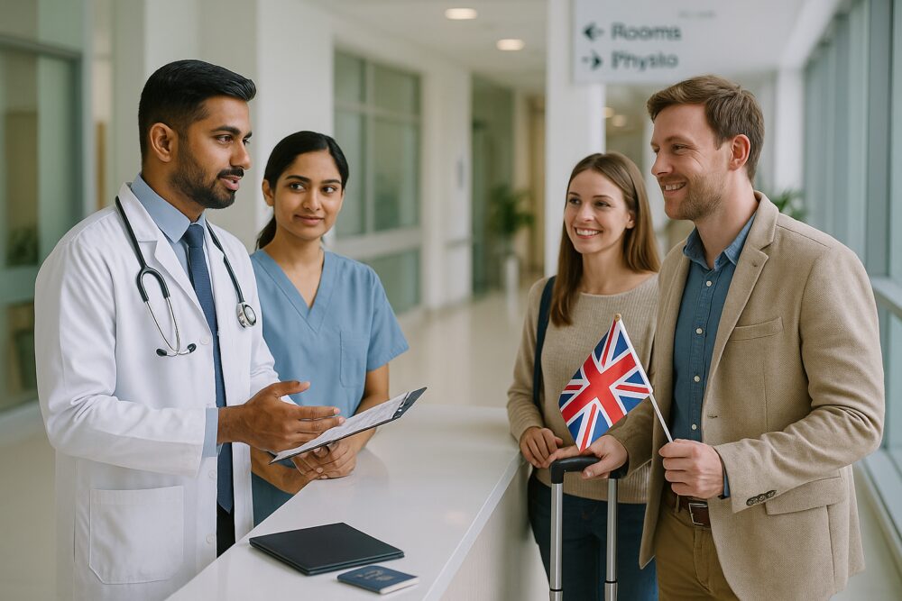 Medical Tourism to India from UK - medical treatment in India from UK support by Meddy Tourism for India & UAE