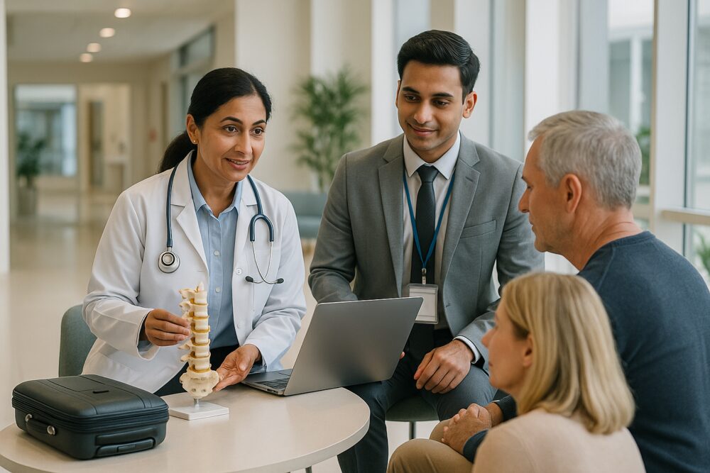 Spine Neurosurgery in India for International Patients - Spine neurosurgery in India for international patients support by Meddy Tourism for India & UAE