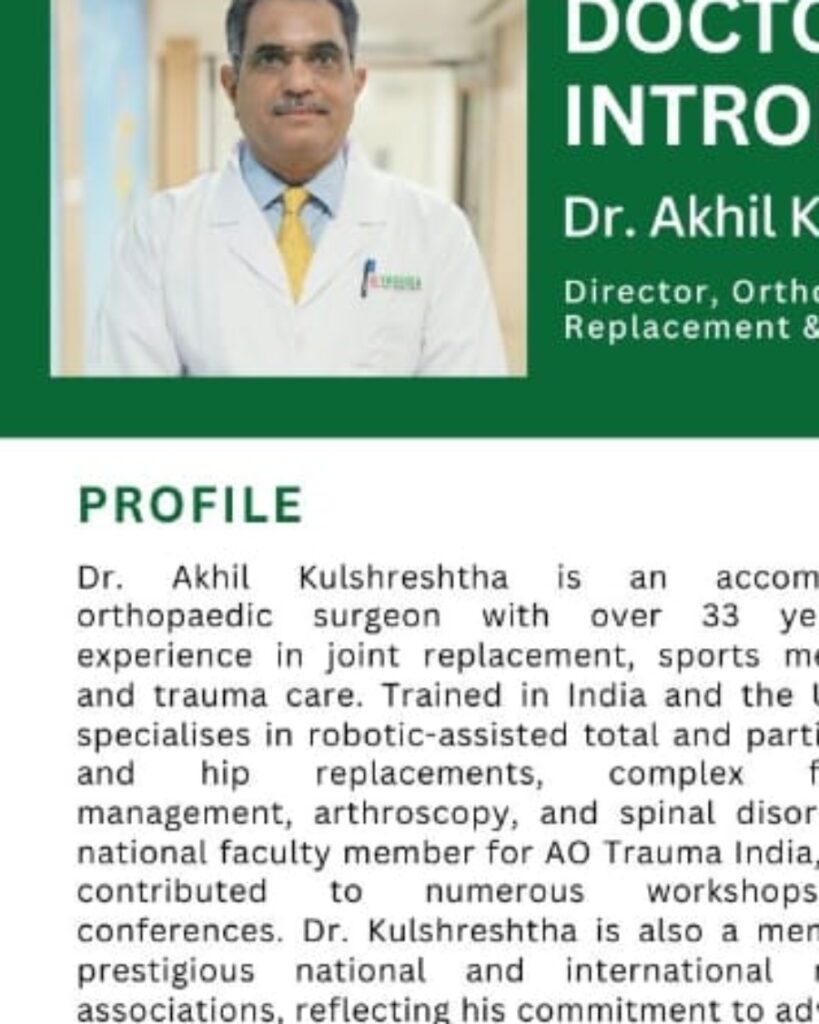 Dr. Akhil Kulshreshtha doctor profile
