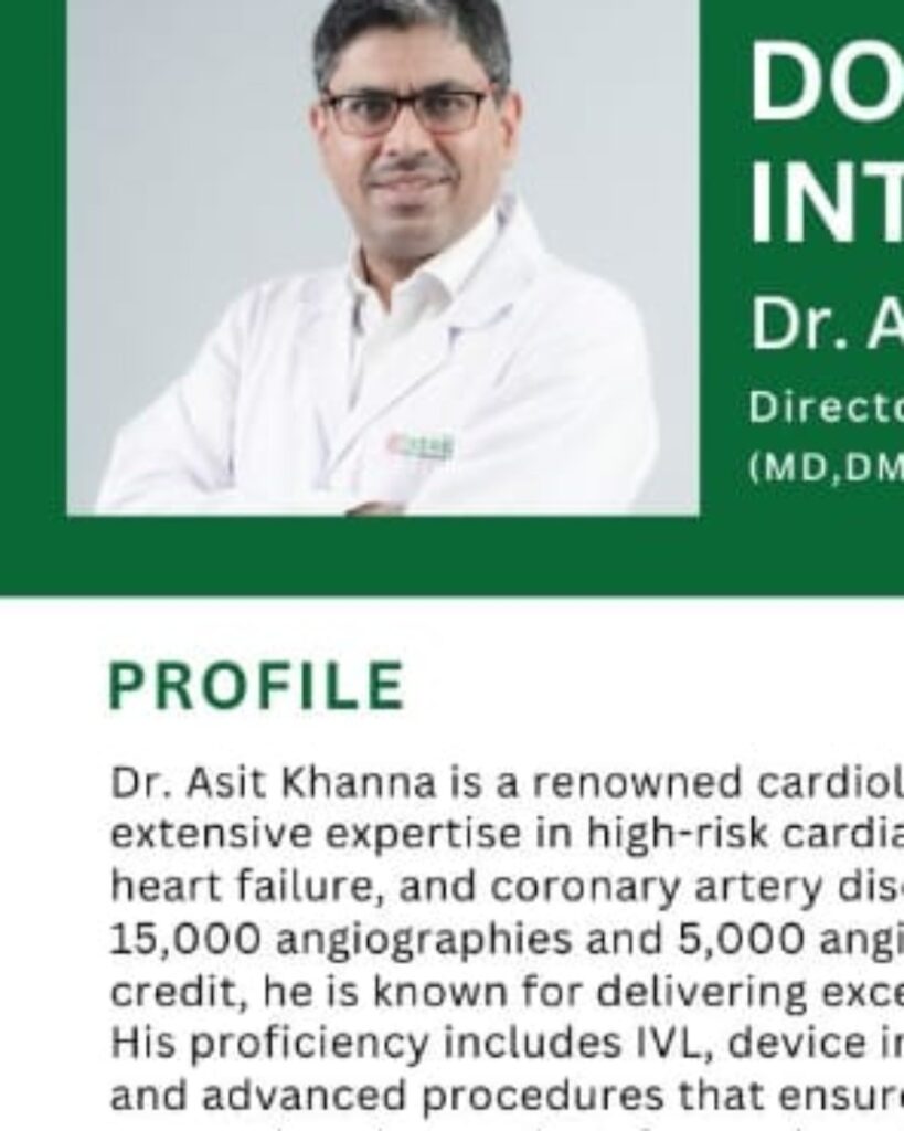 Dr. Asit Khanna doctor profile