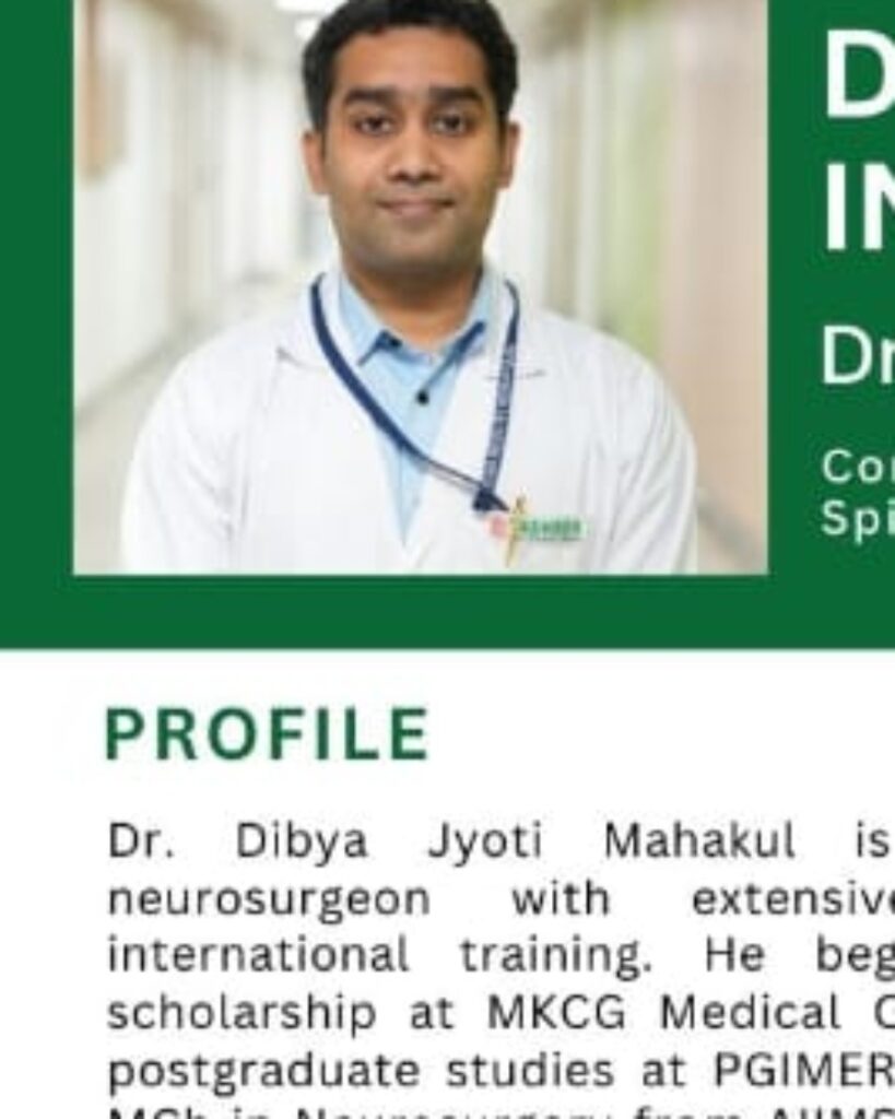 Dr. Dibya Jyoti Mahakul doctor profile