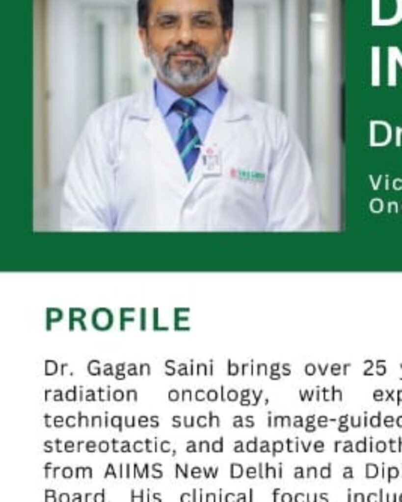 Dr. Gagan Saini doctor profile