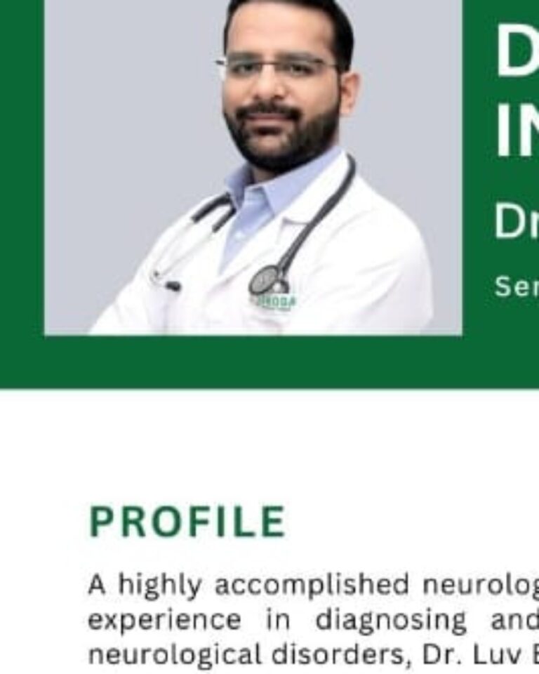 Dr Luv Bansal Neurologist