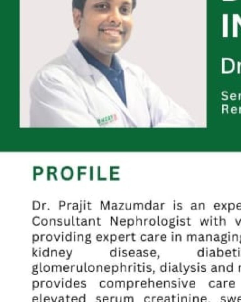 Dr Prajit Mazumdar Nephrologist