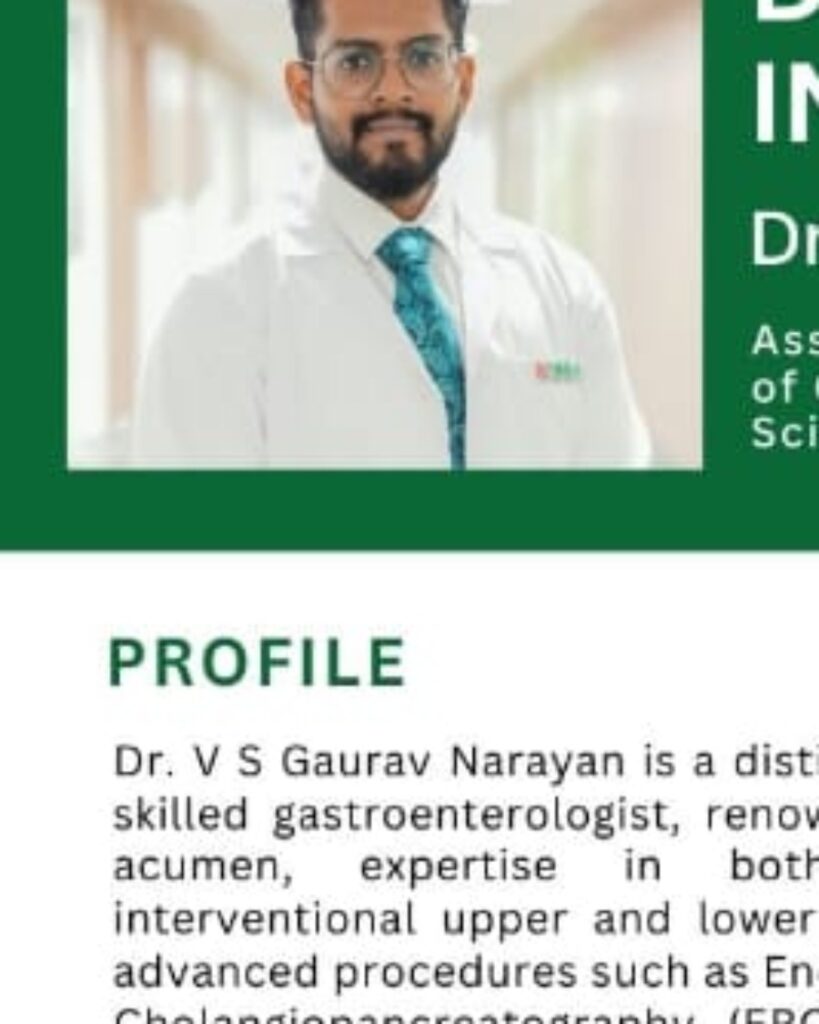 Dr. V. S. Gaurav Narayan doctor profile