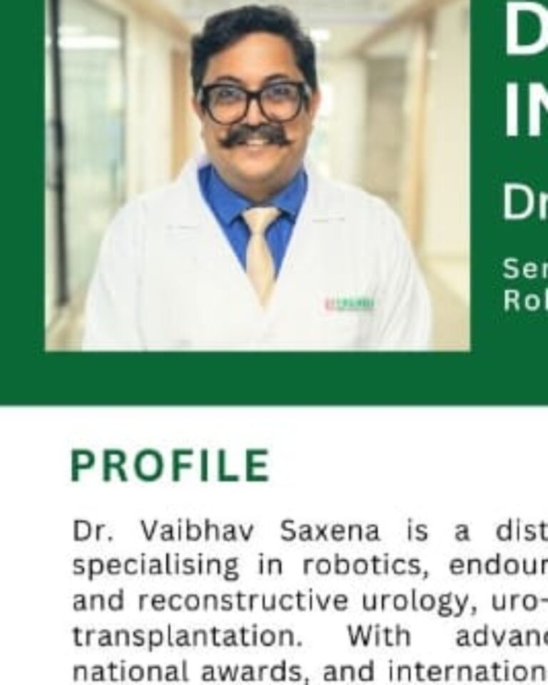 Dr Vaibhav Saxena Urologist