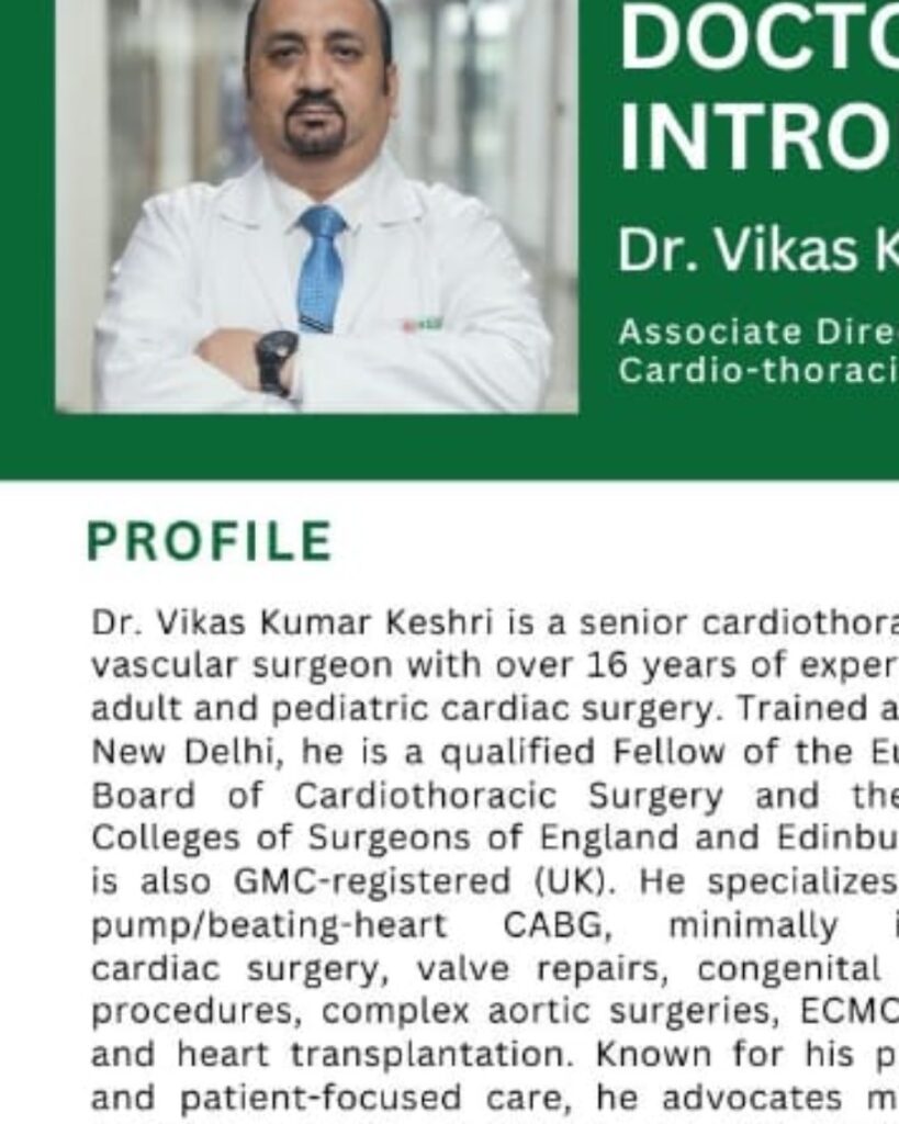 Dr. Vikas Kumar Keshri doctor profile